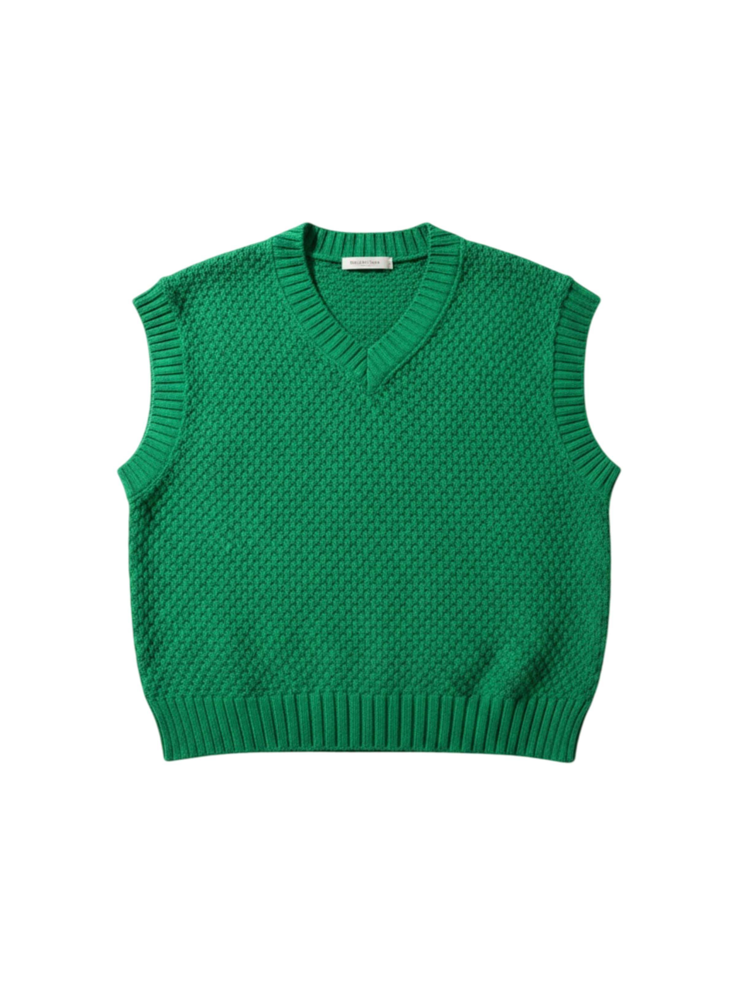 Kleidermafia Pull-over en S en vert, Vue avec produit