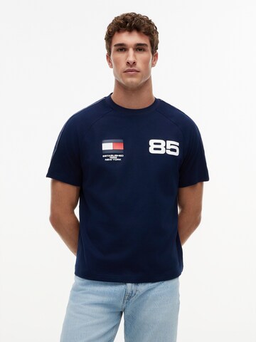 TOMMY HILFIGER - Camisa 'COUNTRIES' em azul: frente