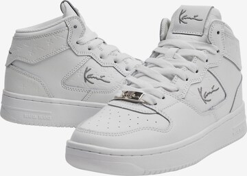 Karl Kani High-Top Sneakers in White