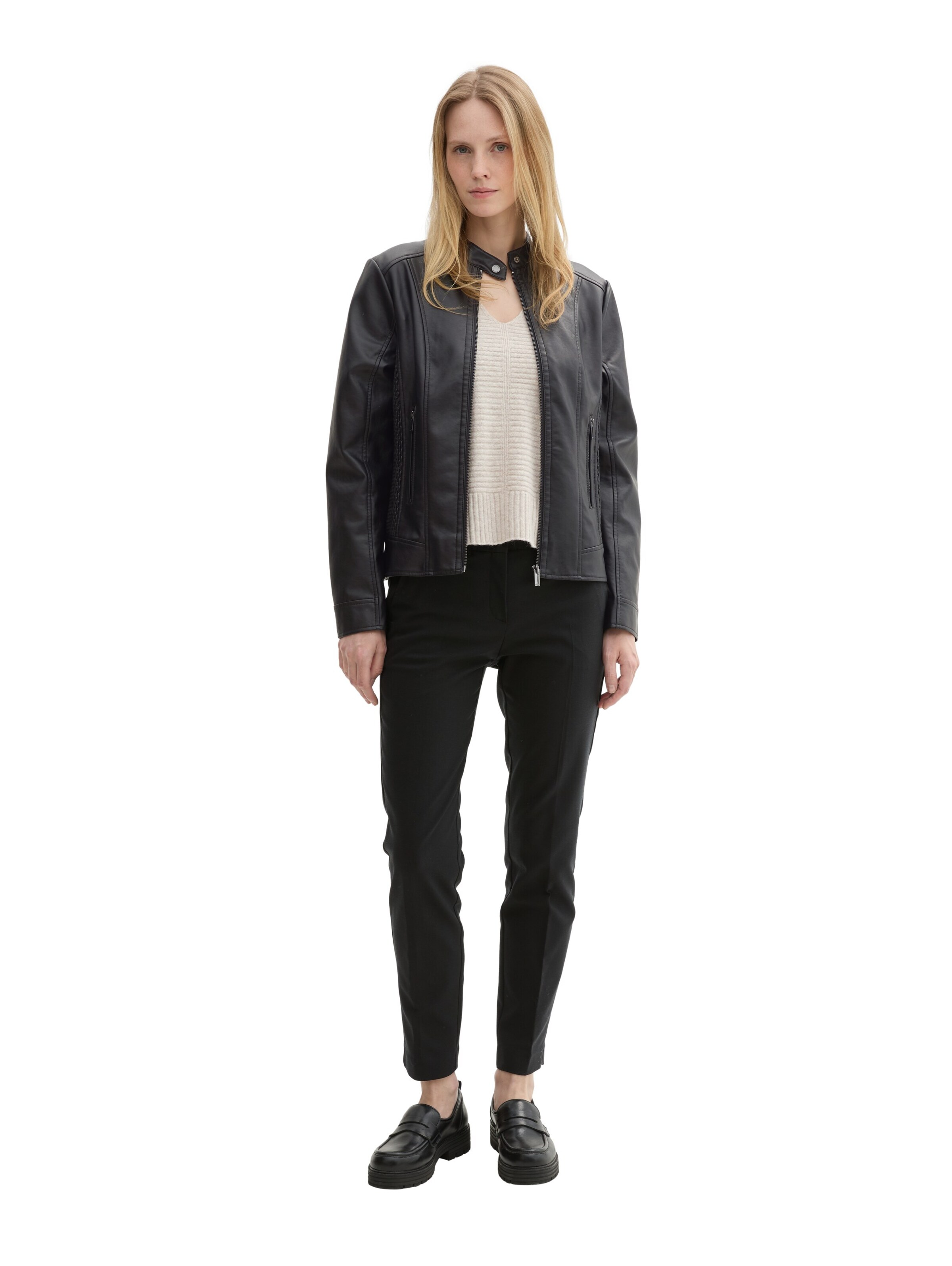 TOM TAILOR Jacke in Schwarz