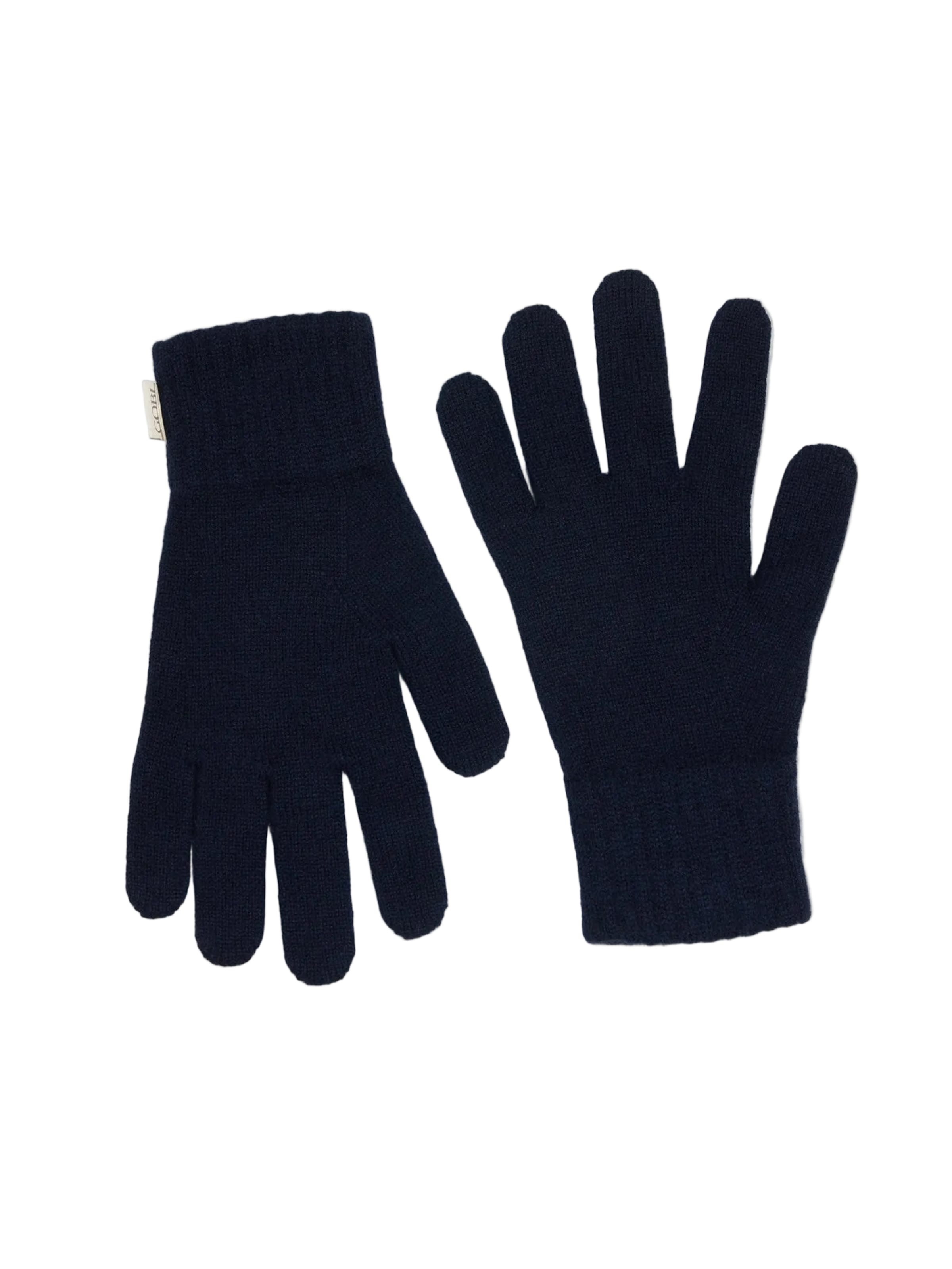 GOBI Cashmere Fingerhandschuhe 'Essential Knit Cashmere Gloves'‌‌‌‌‌‌‌‌‌ in Blau: Vorderseite