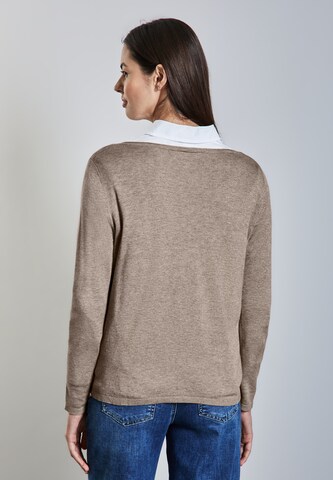 STREET ONE Strickpullover in Braun