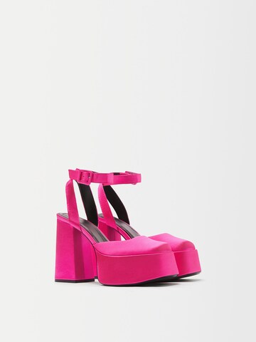 Bershka Slingback Pumps in Pink