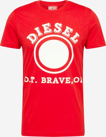 DIESEL T-Shirt 'DIEGOR' in Rot: predná strana