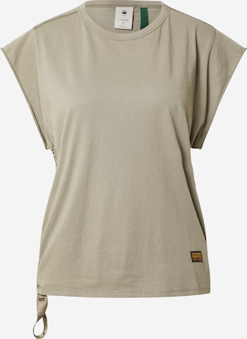 T-shirt G-Star RAW en vert : devant