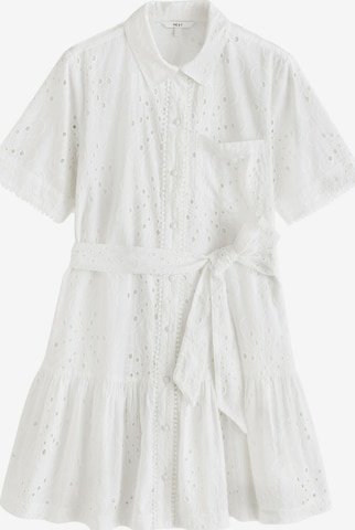 Abito camicia di Next in bianco: frontale