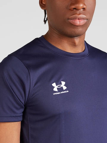 UNDER ARMOUR Функционална тениска 'Challenger' в синьо