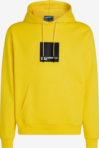 KARL LAGERFELD JEANS - Sweatshirt em amarelo: frente