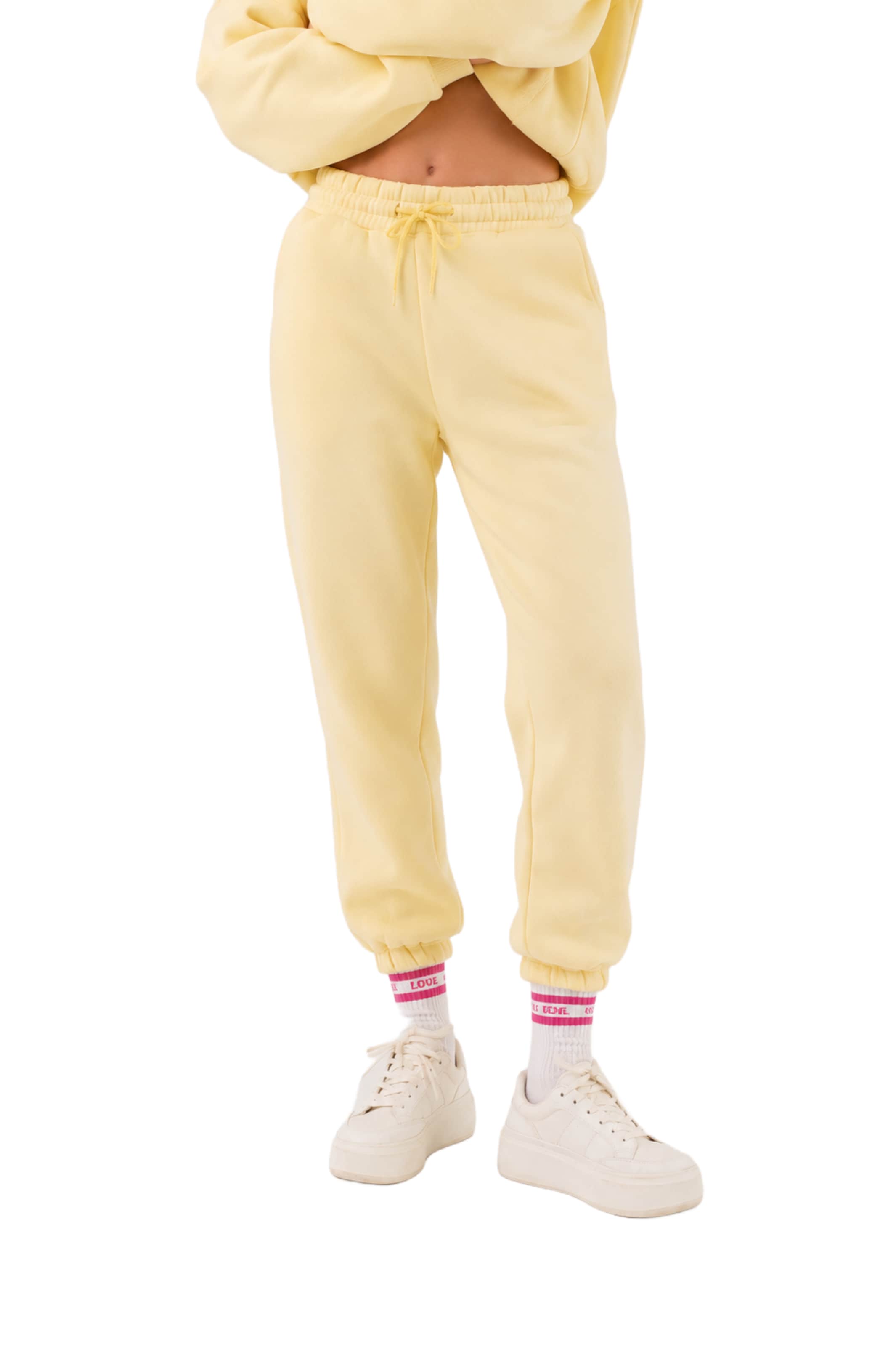 HOLLY LOLLY Tapered Hose in Gelb: Vorderseite