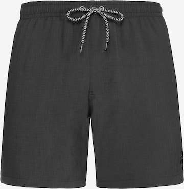 PROTEST Badeshorts 'DAVEY' in Schwarz: Vorderseite