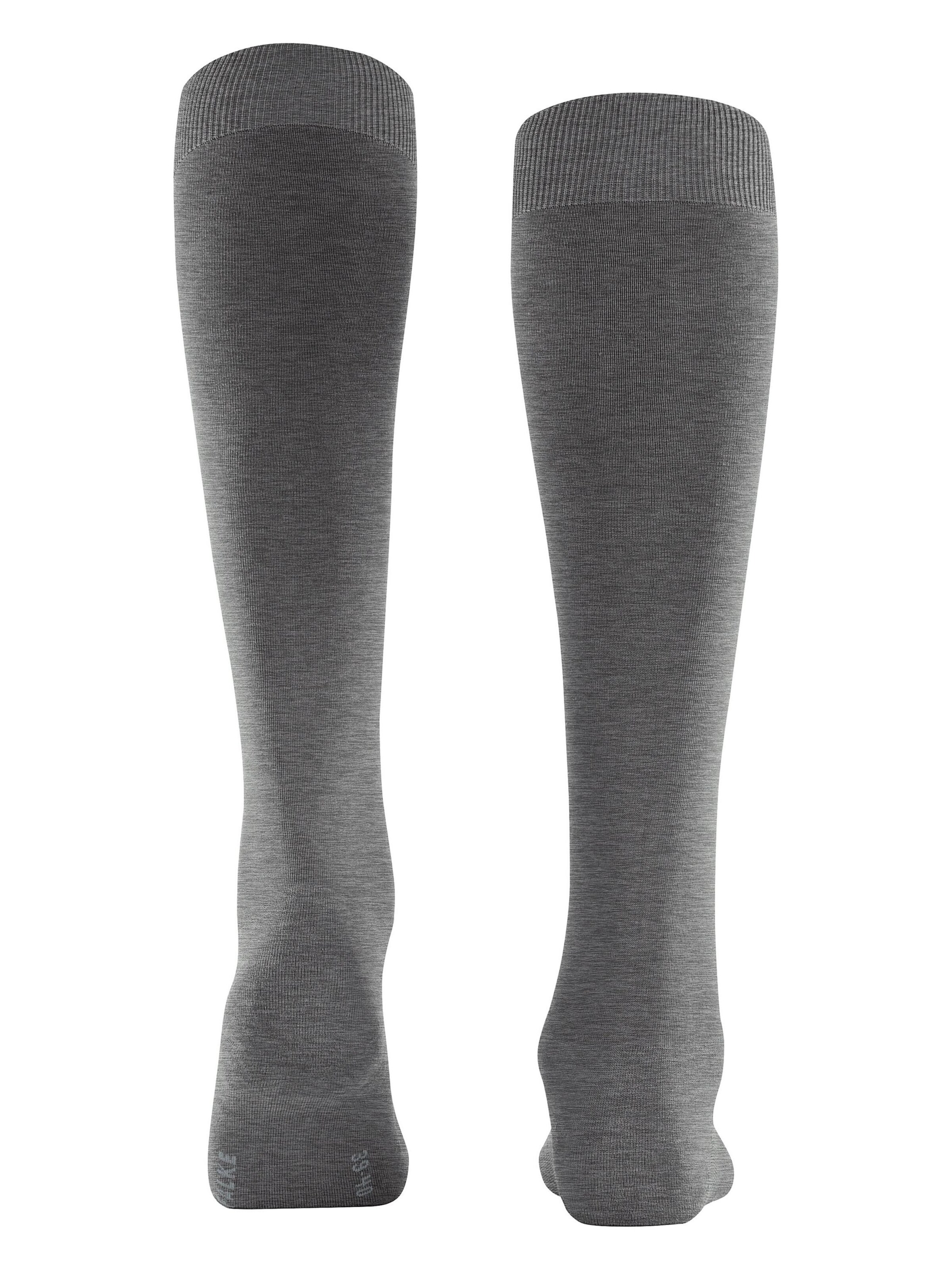 FALKE Knee High Socks 'ClimaWool' in Grey