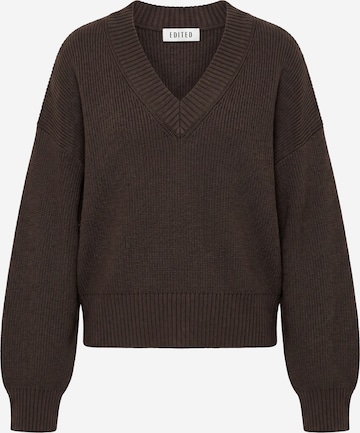 EDITED Sweater 'Rae' in Brown: front