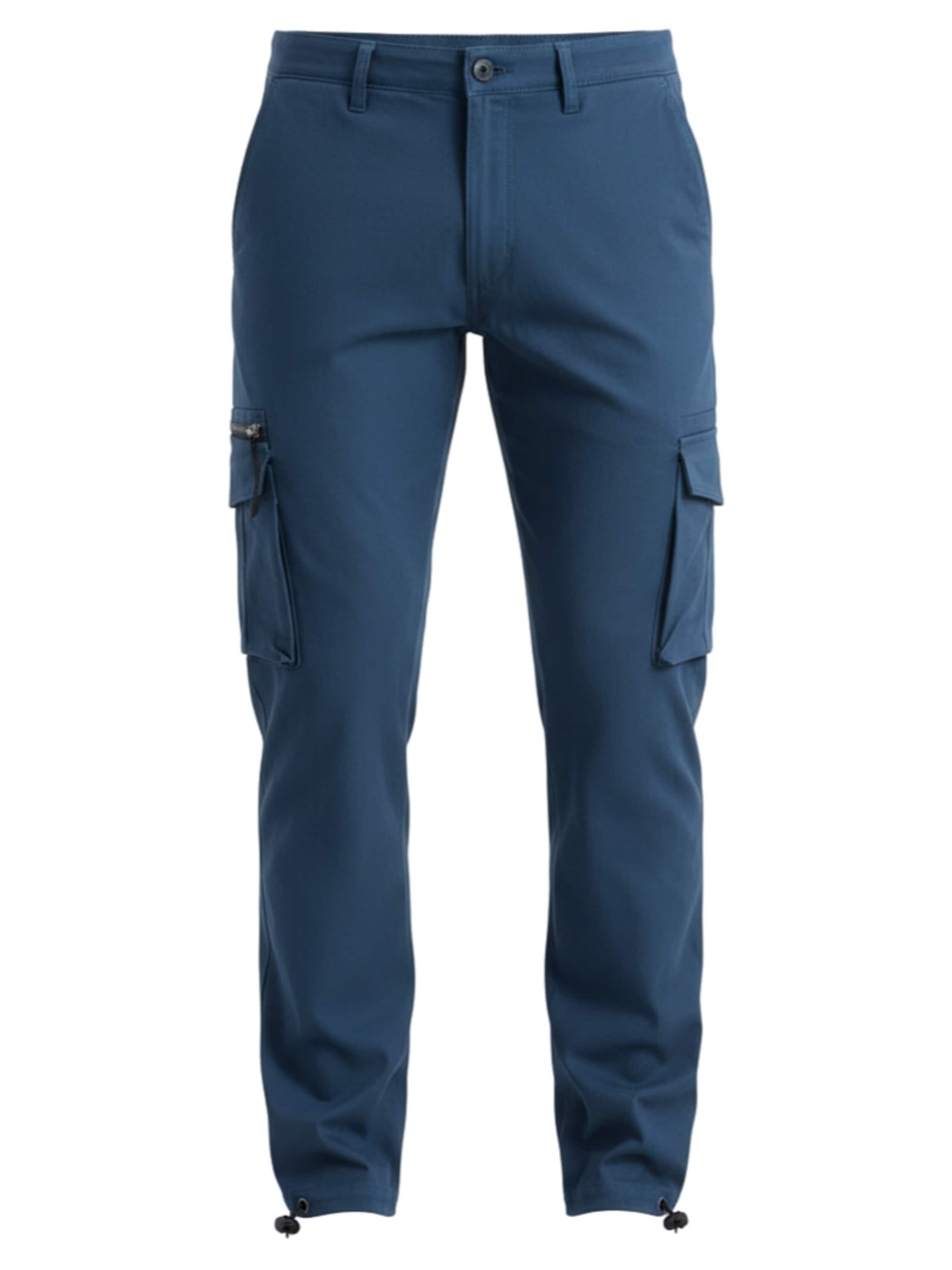 Ombre Trousers in Blue: front