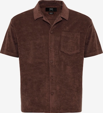 AntiochRegular Fit Košulja - smeđa boja: prednji dio