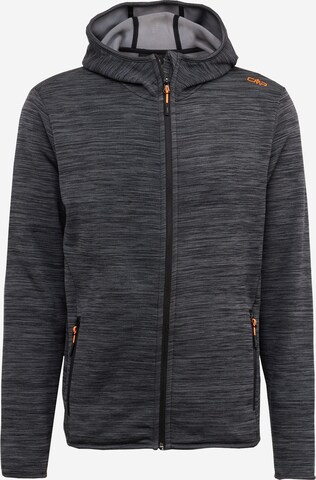 CMP Athletic Fleece Jacket in Grey: front