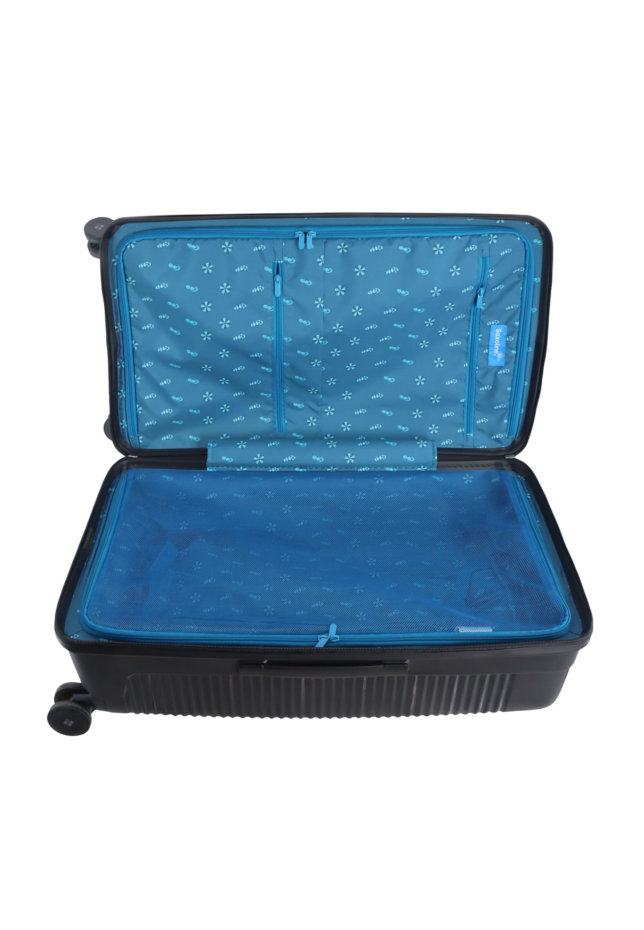 Saxoline Blue Suitcase 'Overly' in Black