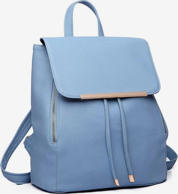 Miss Lulu Backpack in Blue: front