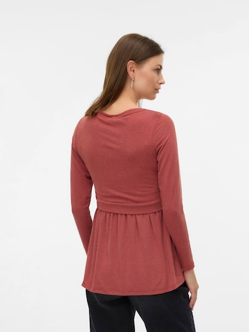 MAMALICIOUS Póló 'MLANABELLA' - piros