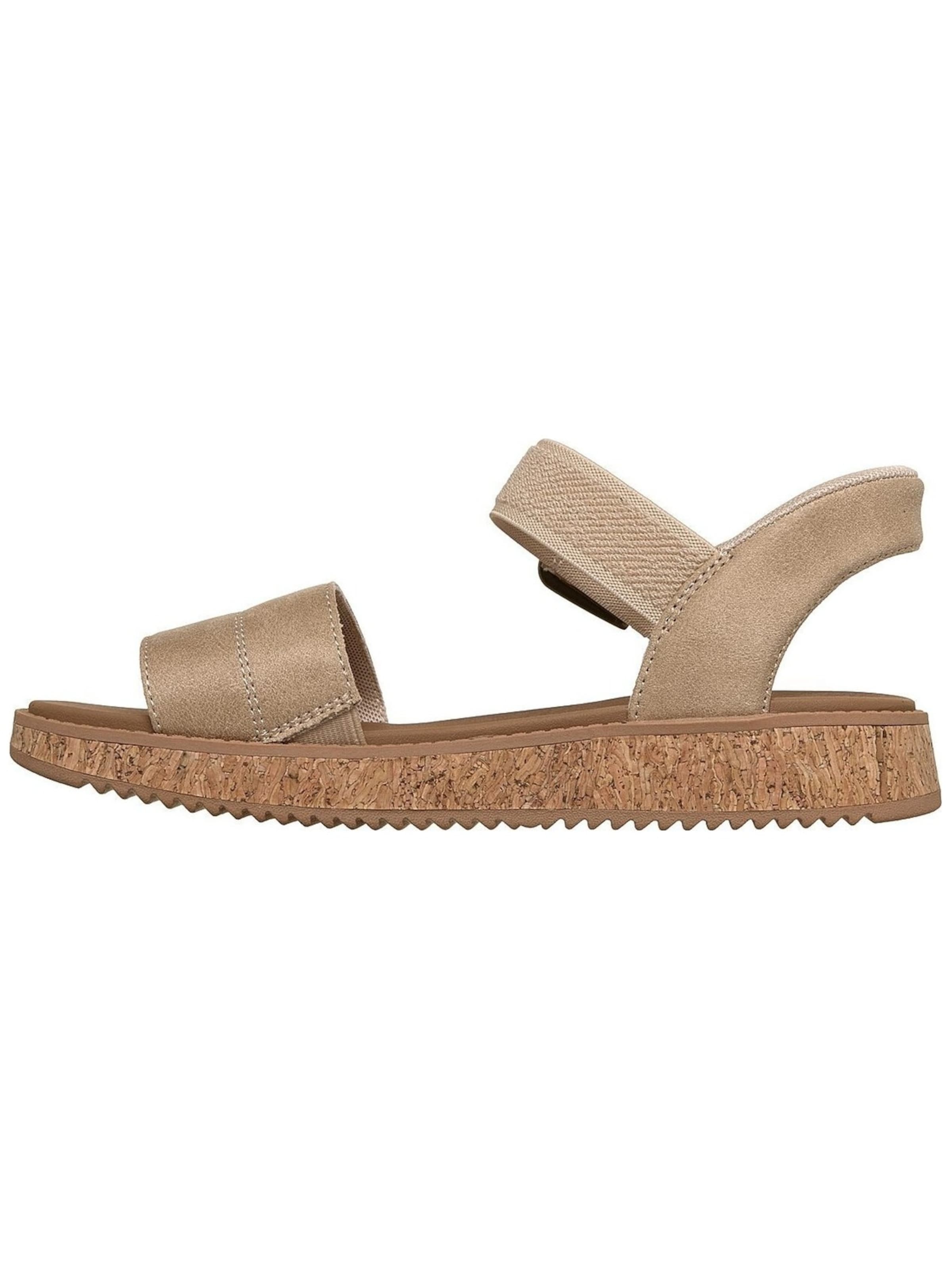 SKECHERS Sandal 'Skechers Bobs Sun Vibe - Be Corky' in Beige