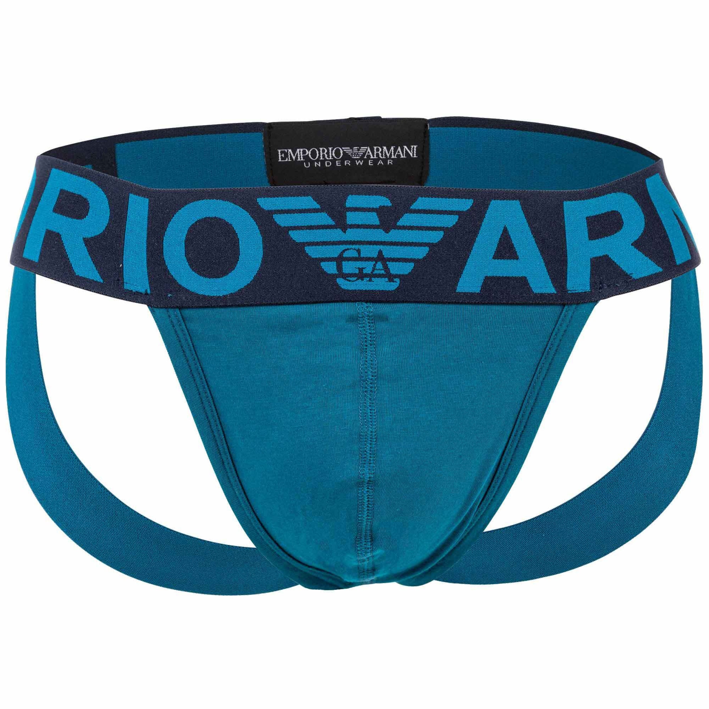 Emporio Armani Slip in Blau: Vorderseite