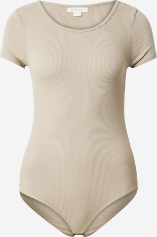 AÉROPOSTALE T-shirtbody i beige: framsida