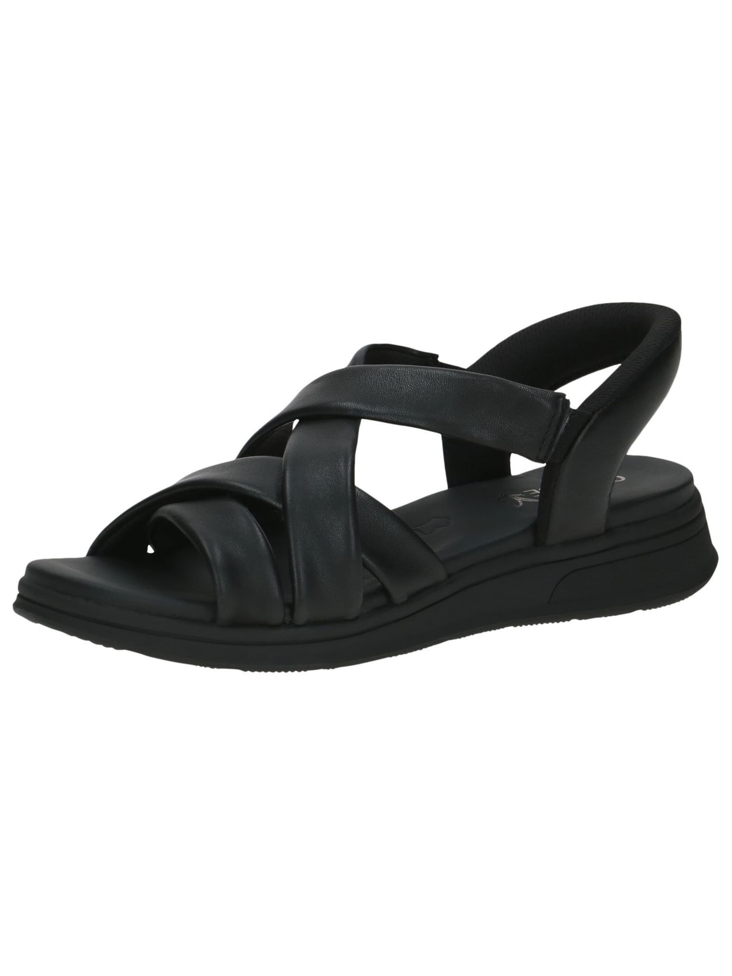 Sandales CAPRICE en noir : devant