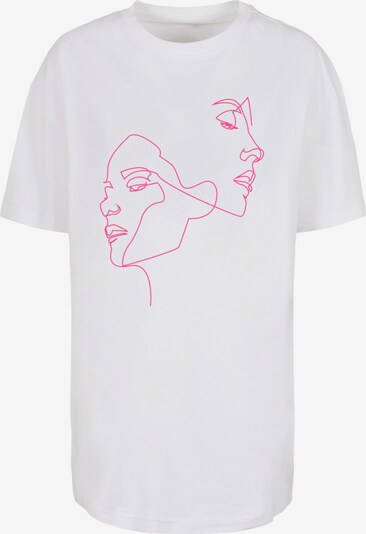 Maglietta 'One Line' Mister Tee di colore rosa / bianco, Visualizzazione prodotti