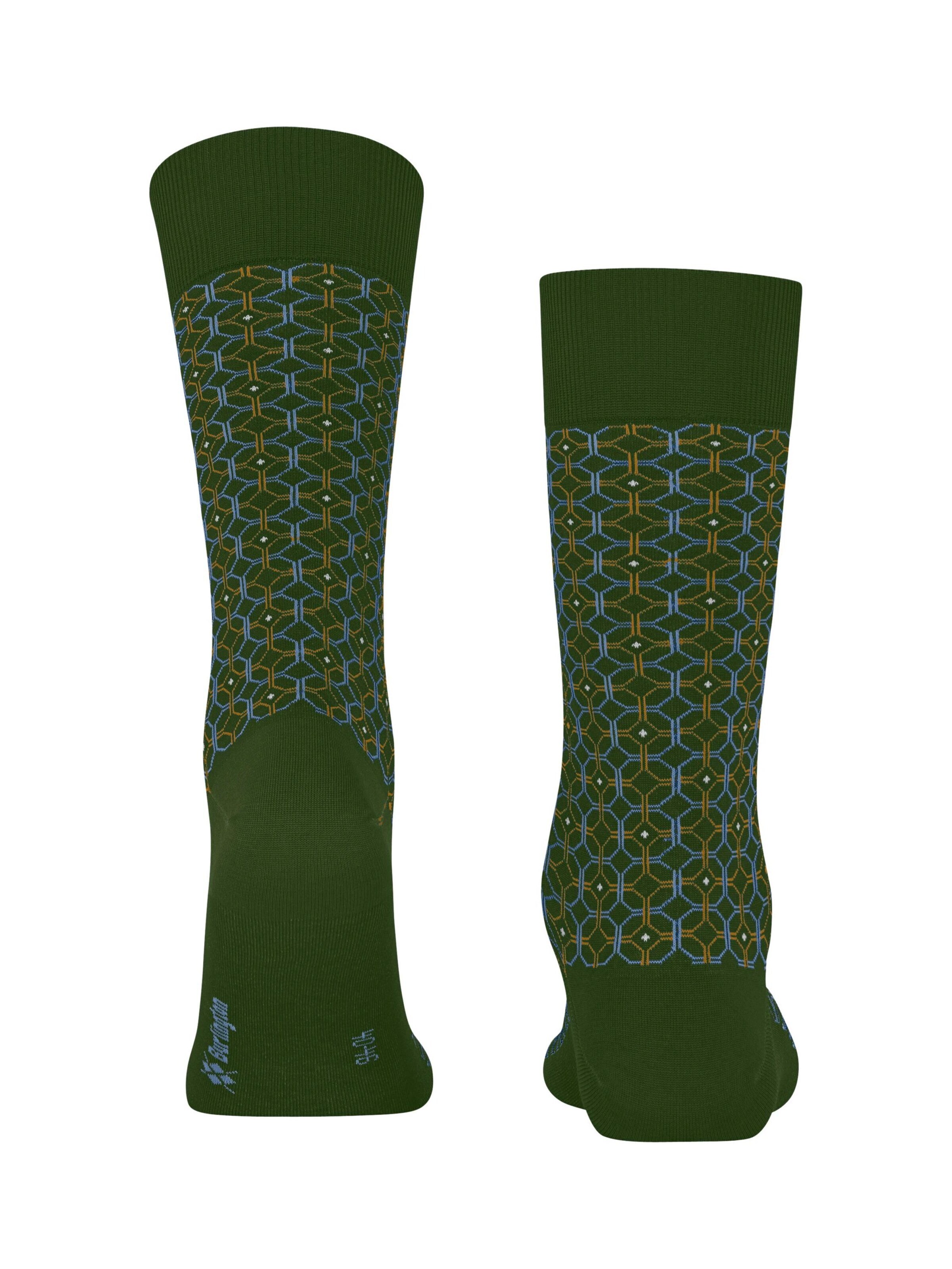 BURLINGTON Socken 'Tie'‌‌‌‌‌‌‌ in Grün