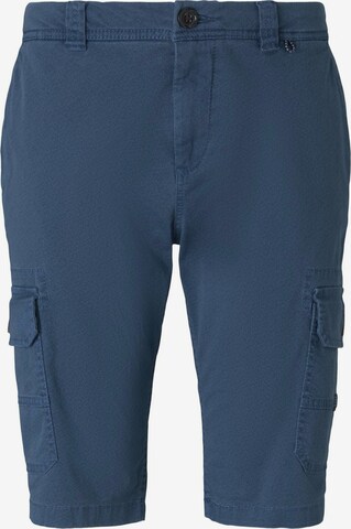 TOM TAILOR Cargo Pants 'Josh' in Blue: front