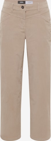 CECIL Wide leg Pants 'Neele' in Beige: front