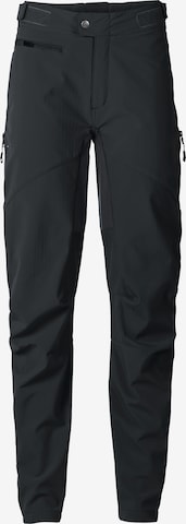 VAUDE Regular Outdoor trousers in Black: front