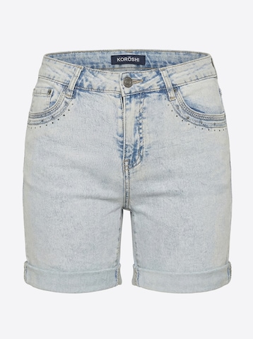 KOROSHI Slimfit Jeans in Blauw