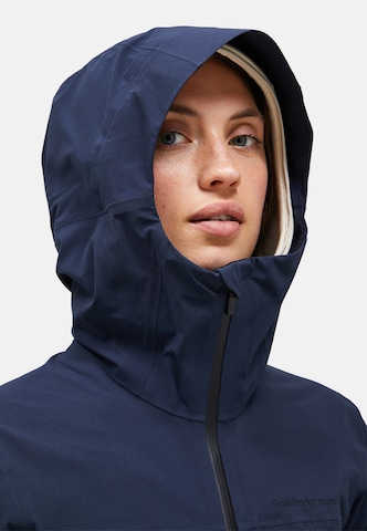 Veste outdoor PEAK PERFORMANCE en bleu