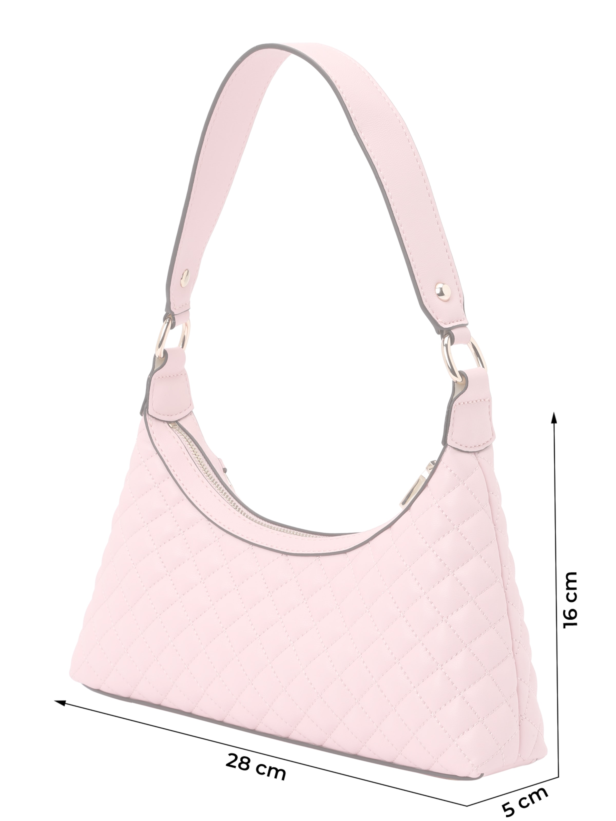 Sac bandoulière 'EVERLEE TOP ZIP SHOULDER BAG' GUESS en rose