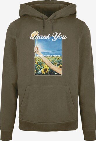 Merchcode Sweatshirt 'Stone Temple Pilots - Thank you' in Groen: voorkant