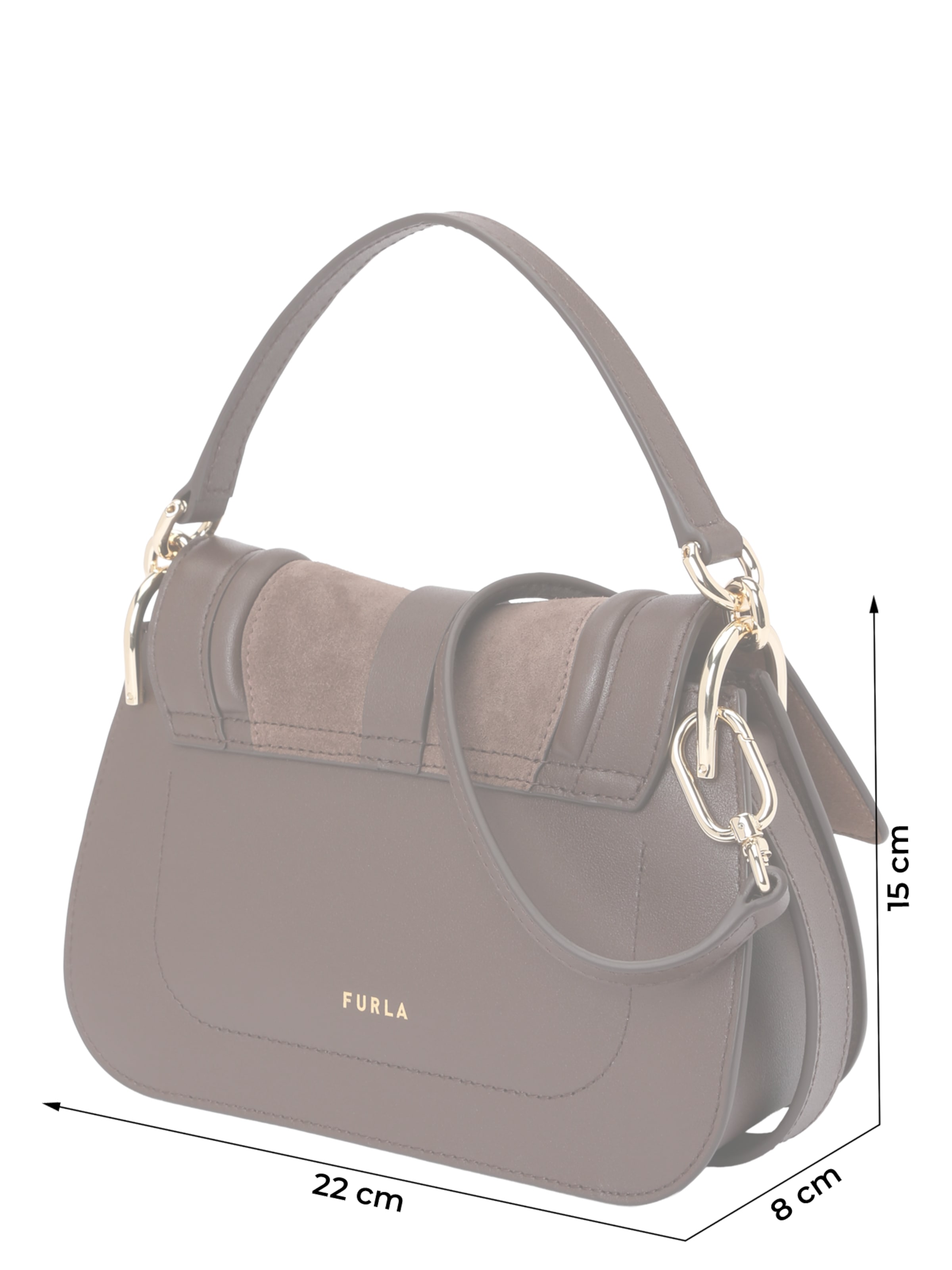 FURLA Наплечная сумка 'Flow' в Коричневый