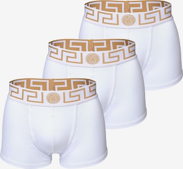 VERSACE Boxer shorts in White: front