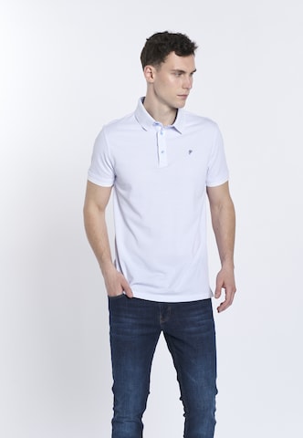 T-Shirt 'Ivan' DENIM CULTURE en blanc