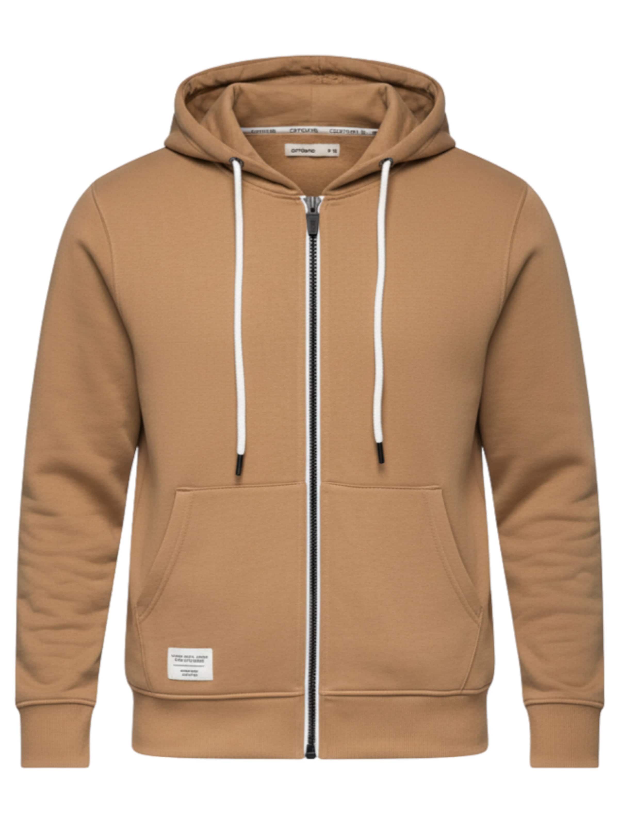 Ombre Sweatshirt in Bruin: voorkant