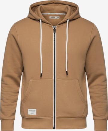 Sweat-shirt Ombre en marron : devant