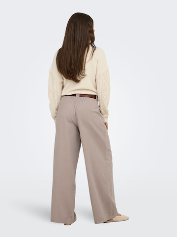 Loosefit Pantalon à pince 'ONLSVEA-NESSA' ONLY en beige