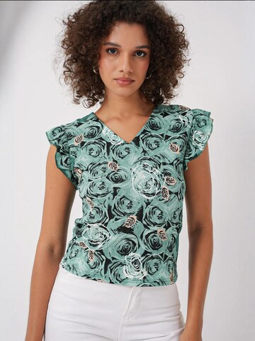 Bigdart Bluse in Grün: Vorderseite