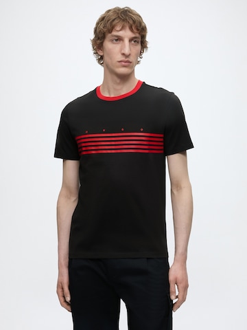 T-Shirt 'Dempsy' HUGO en noir : devant