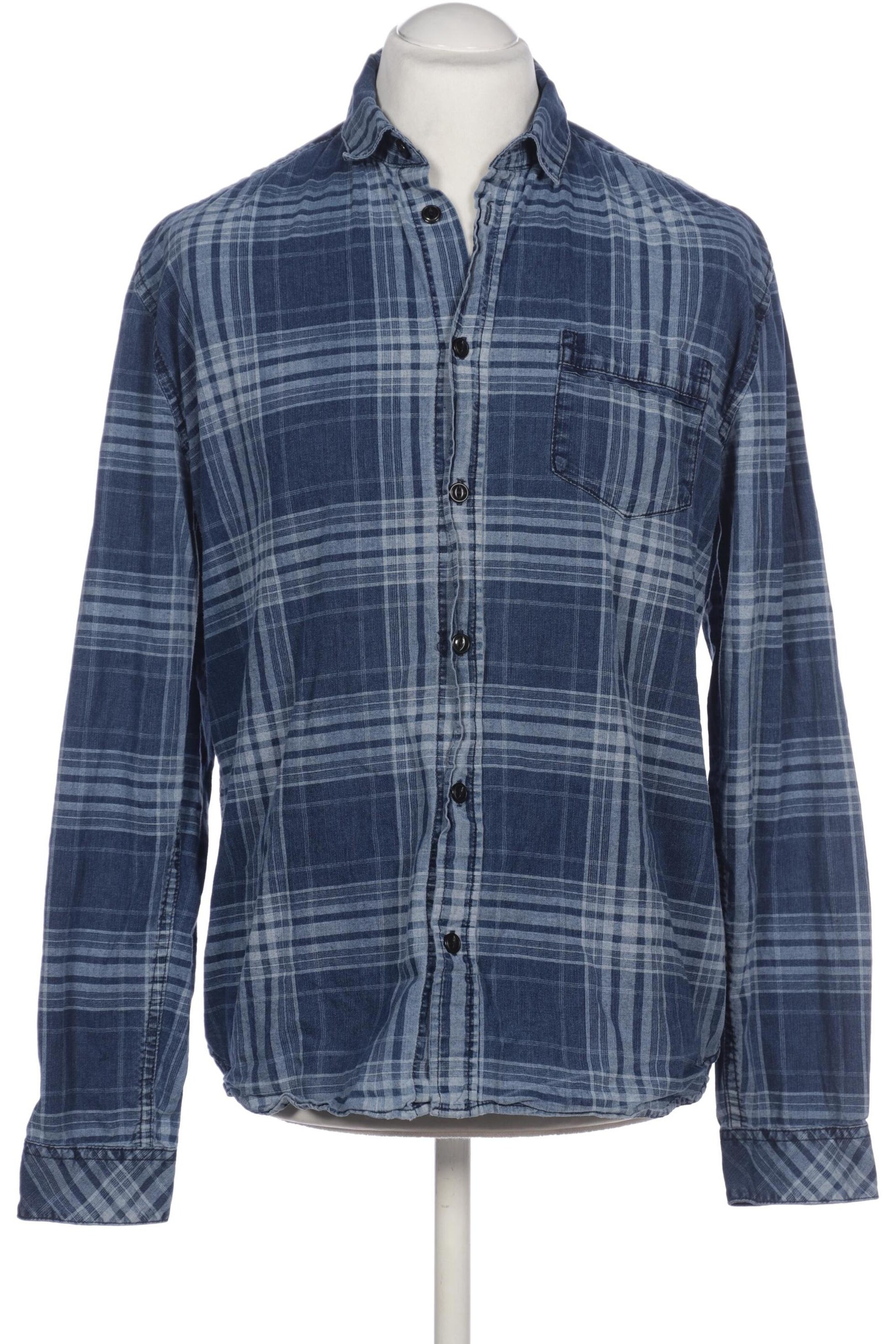 Samsøe Samsøe Button Up Shirt in L in Blue: front
