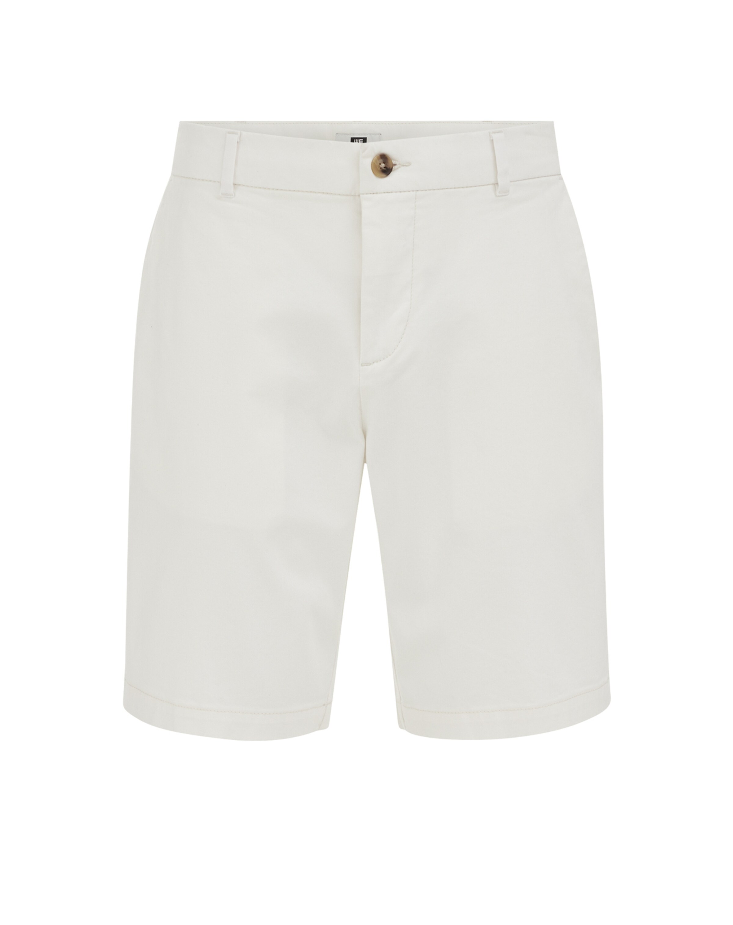 balta WE Fashion Standartinis „Chino“ stiliaus kelnės: priekis