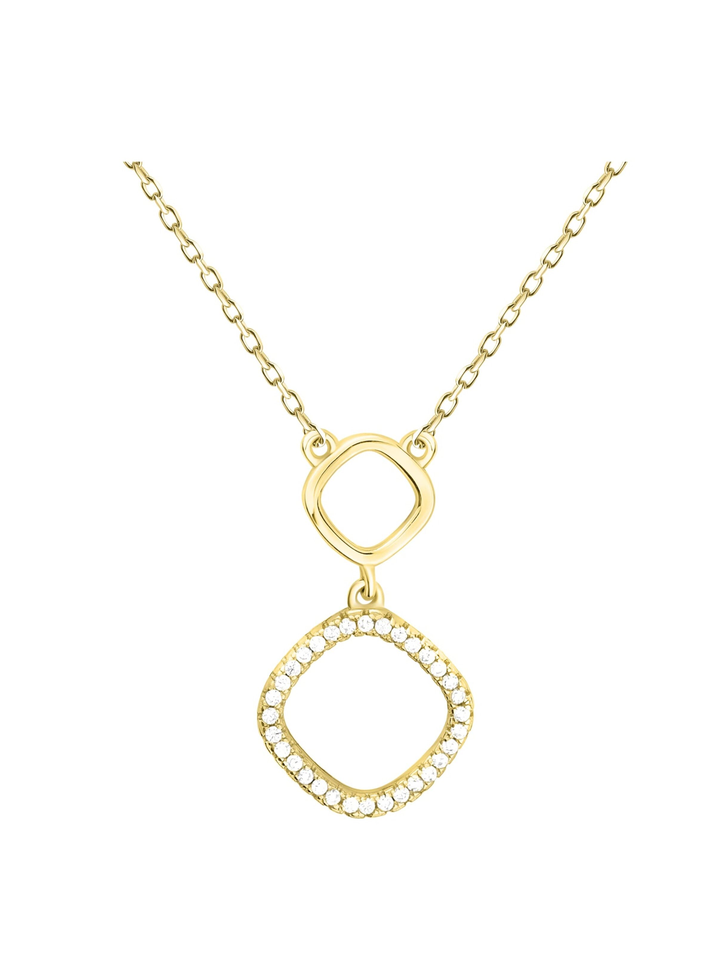 Sofia Milani Necklace 'Circle' in Gold: front