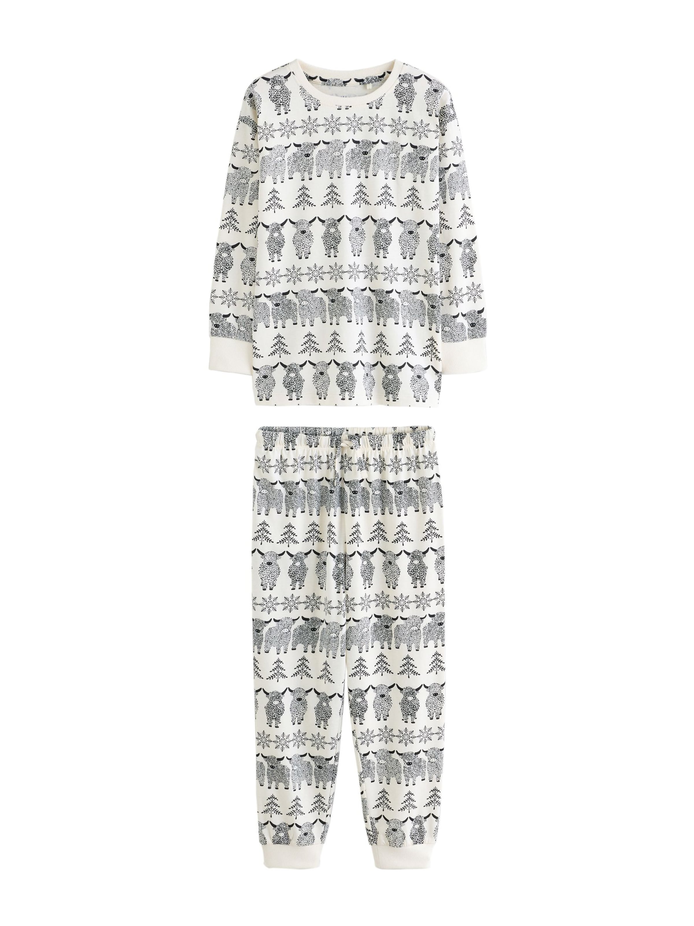 Next Πιτζάμα σε λευκό: μπροστά