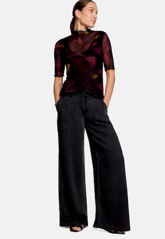 Wide leg Jeans di zero in nero