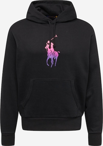 Sweat-shirt Polo Ralph Lauren en noir : devant