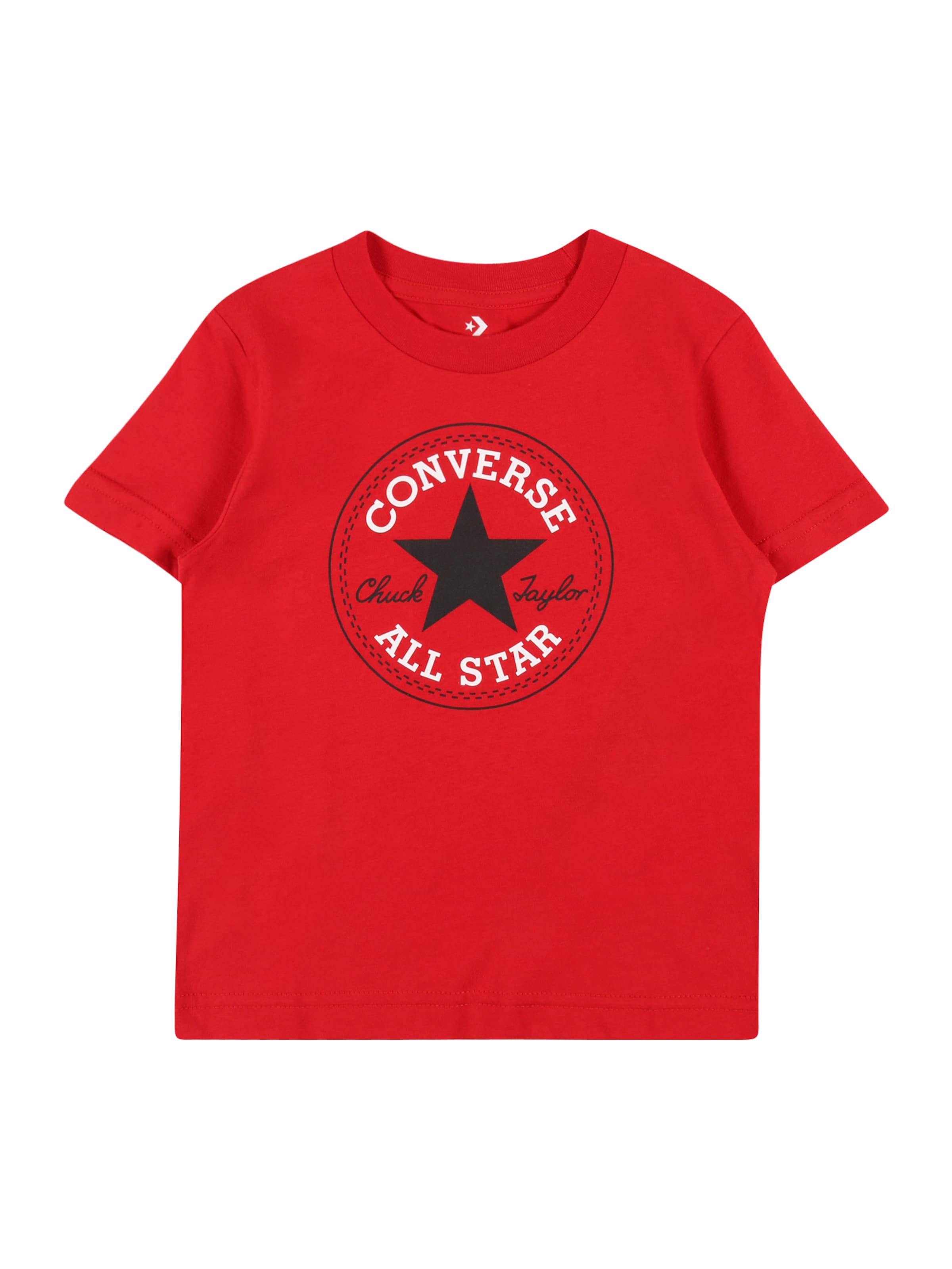 T-Shirt CONVERSE en rouge : devant